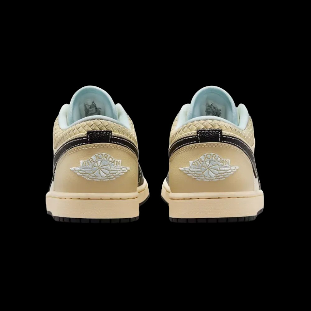 Air Jordan 1 Low SE 'Coconut Milk Black Muslin' - HypeFly India View 5