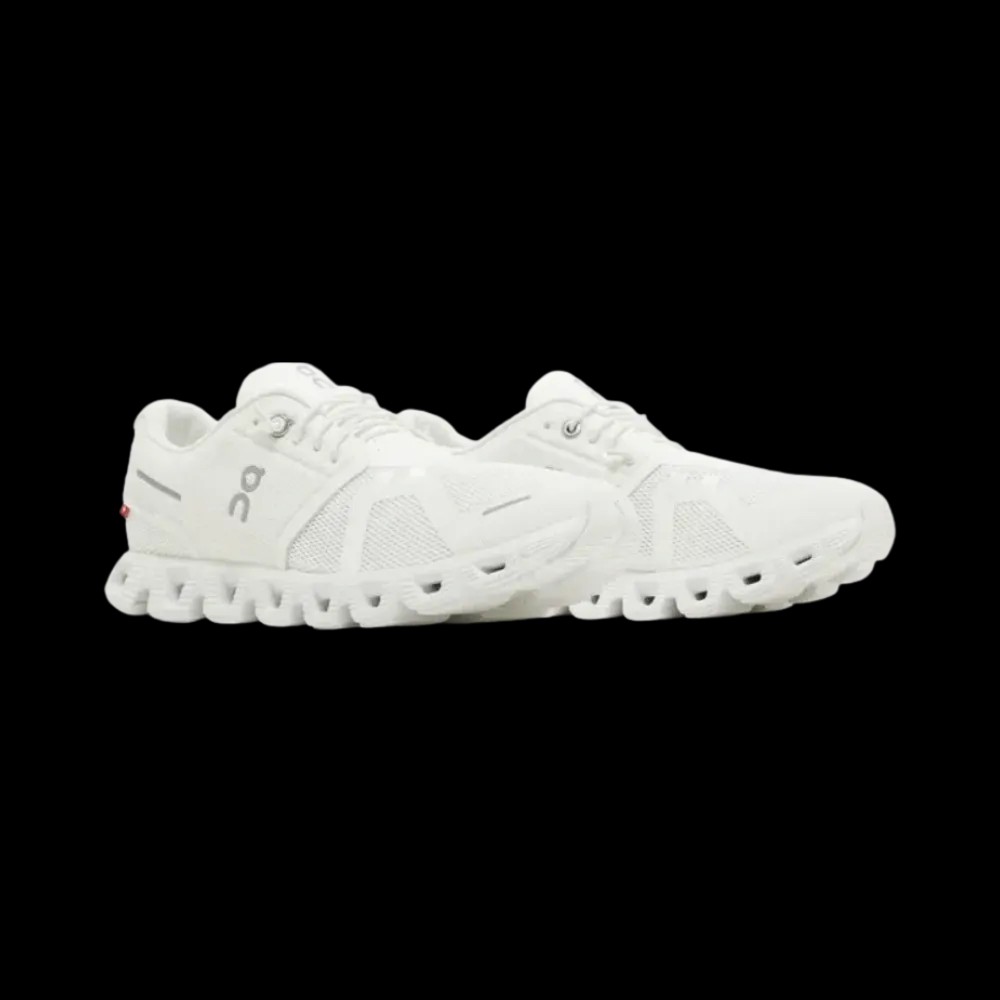 Cloud 5 All White On Running - HypeFly India View 4