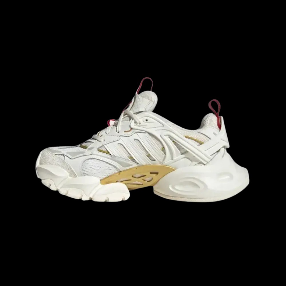 Adidas XLG Runner Deluxe Off White Gold Metallic Red - HypeFly India View 3