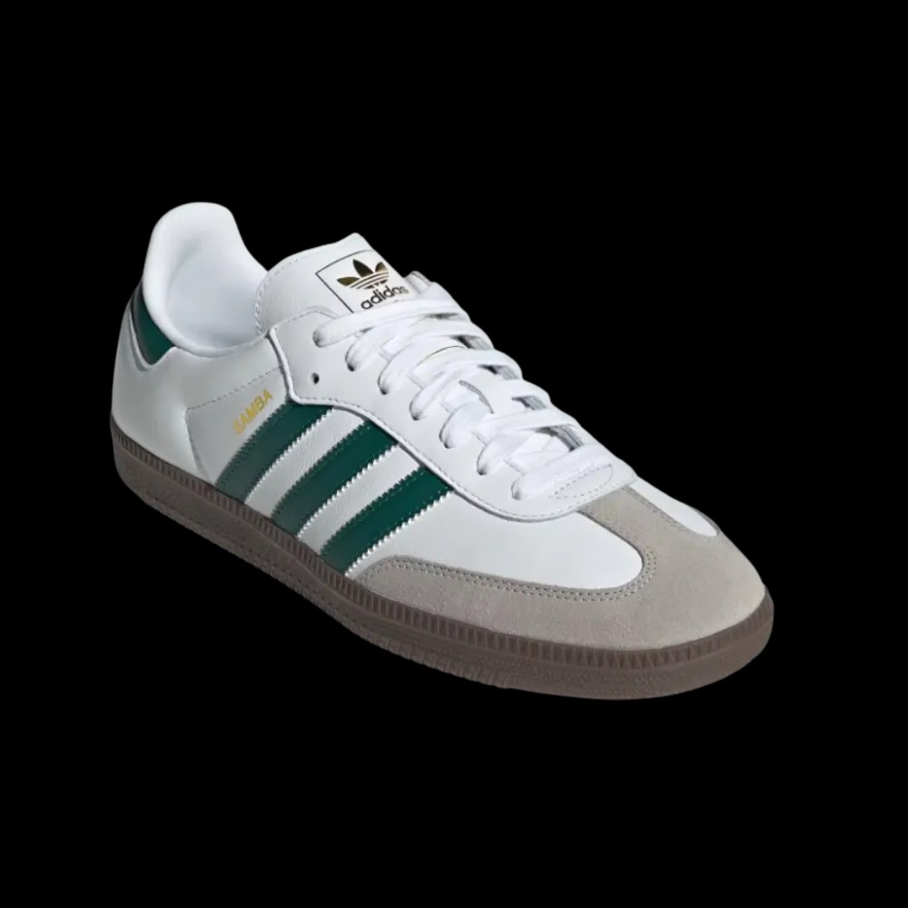 Adidas Samba OG 'Cloud White Collegiate Green' - HypeFly India View 4