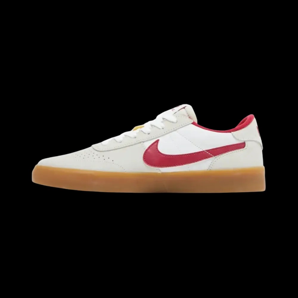 Nike Heritage Vulc Sb Summit White Cardinal Red - HypeFly India View 5