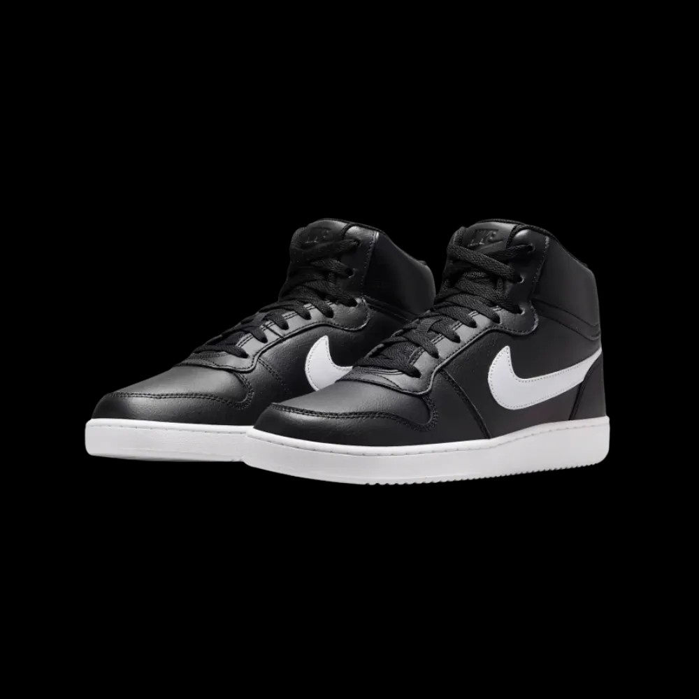 Nike Ebernon Mid Black/White - HypeFly India View 3