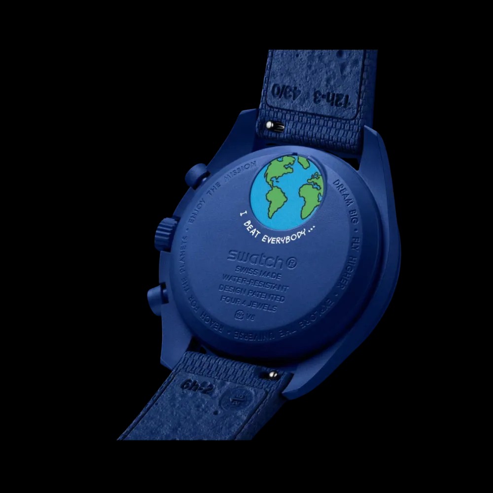 Swatch x Omega Earthphase Moonshine Gold Corn Moon - HypeFly India View 4