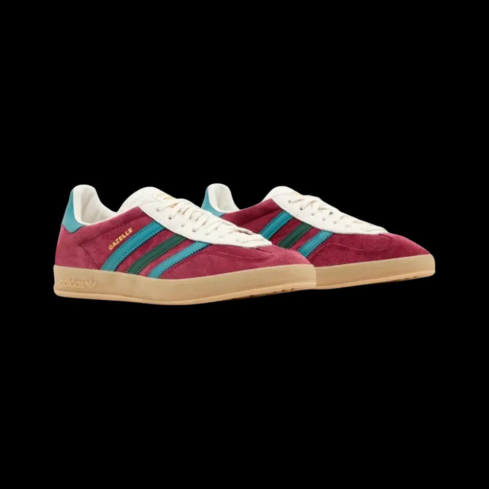 Adidas Gazelle 'Collegiate Burgundy Green' - HypeFly India View 5