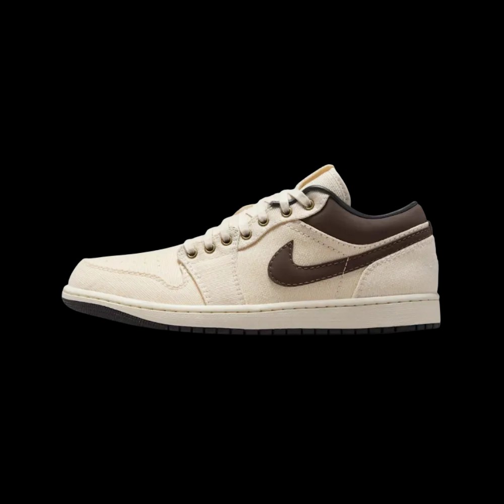 Air Jordan 1 Low Premium 'Ivory Baroque Brown' - HypeFly India View 3