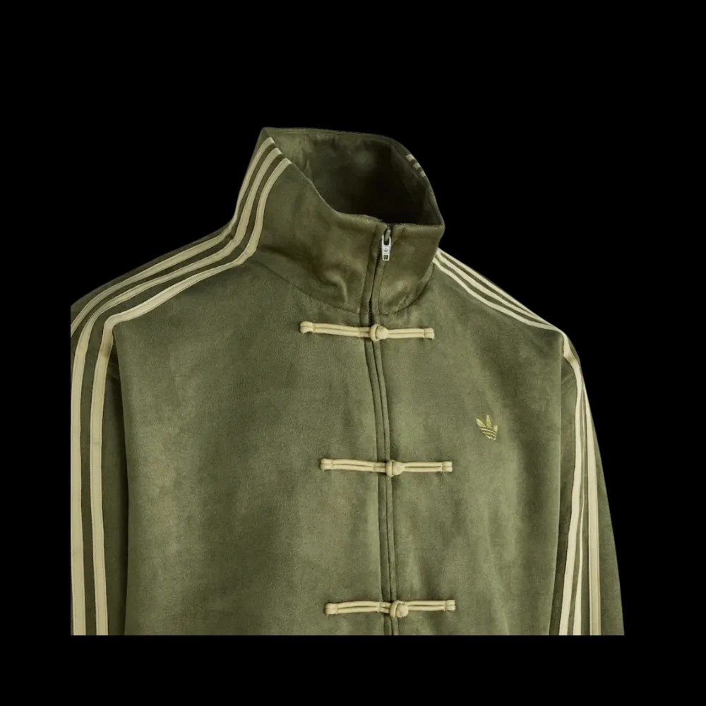 Adidas Originals CTT Chinese Track Top Casual Jacket Olive - HypeFly India View 4
