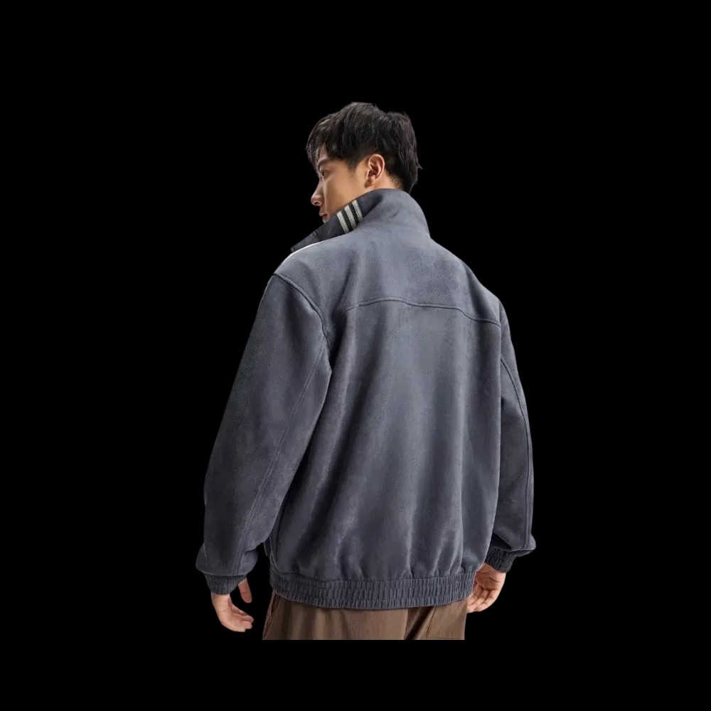 Adidas Originals CTT Chinese Track Top Casual Jacket Dark Grey - HypeFly India View 5