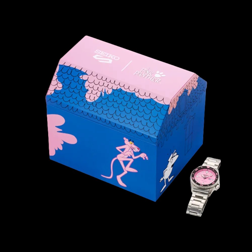 Seiko 5 Sports Pink Panther Limited Edition SRPM07 - HypeFly India View 2