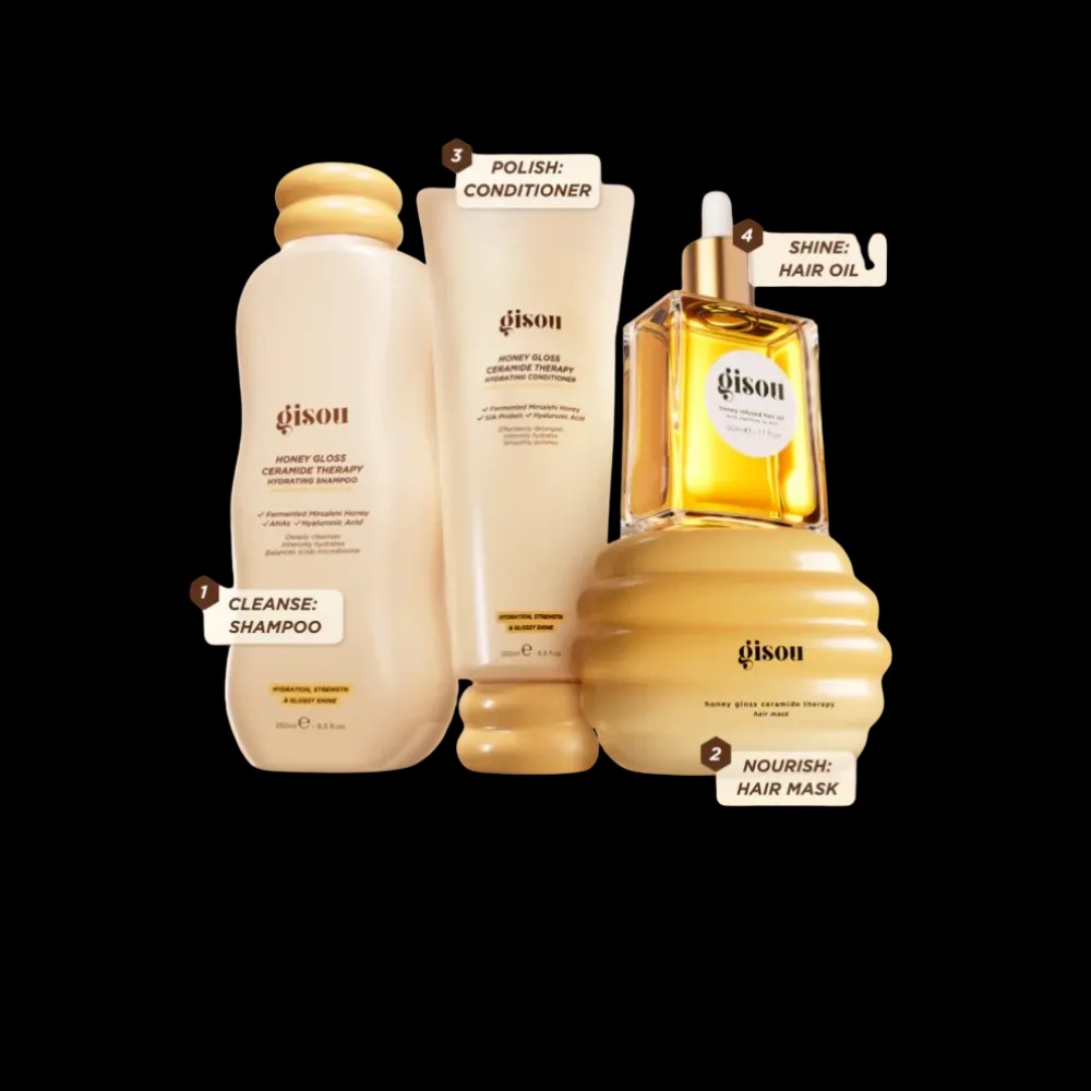 Gisou Honey Gloss Hair Wash Duo - HypeFly India View 4
