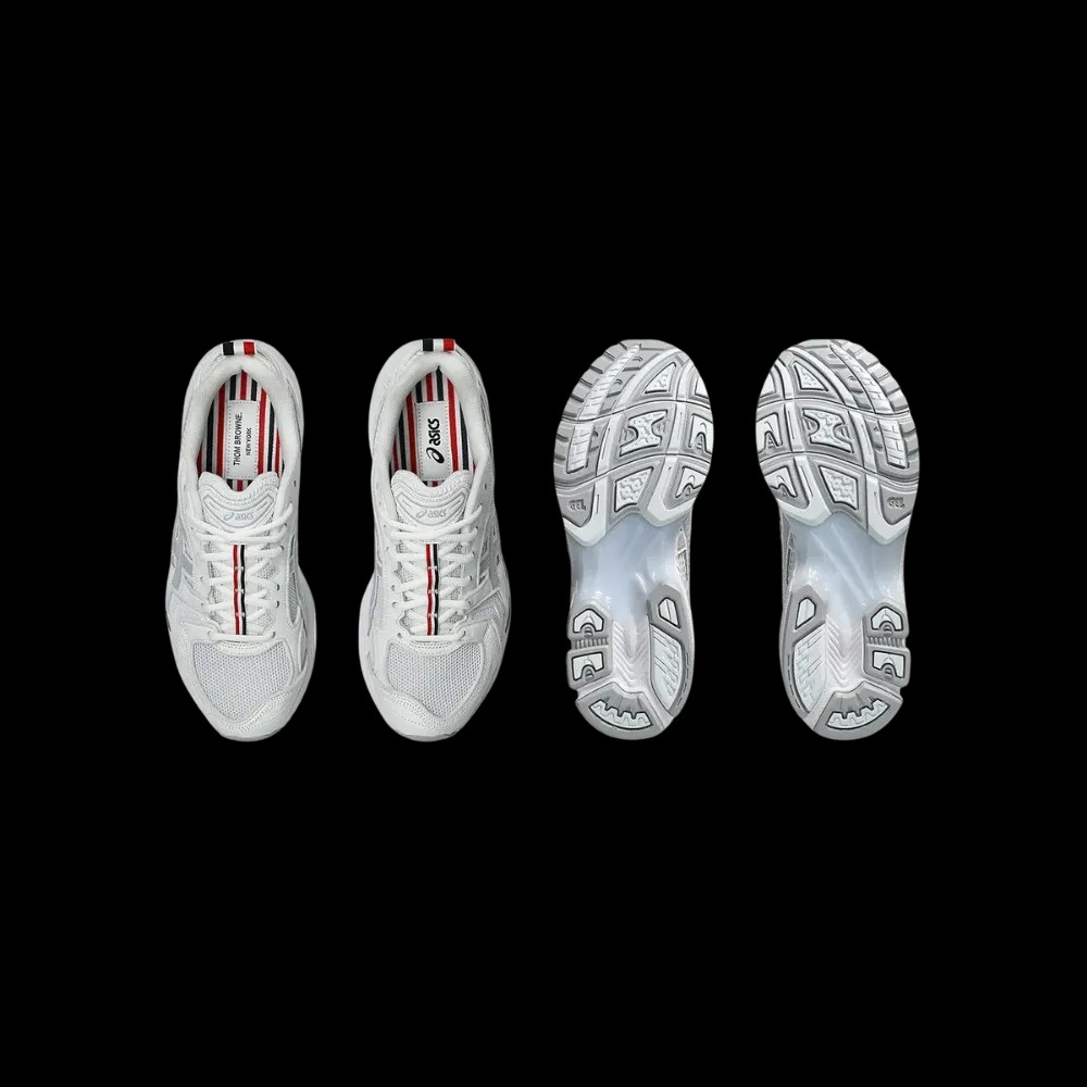 Thom Browne x ASICS Gel Kayano 14 'White' - HypeFly India View 4
