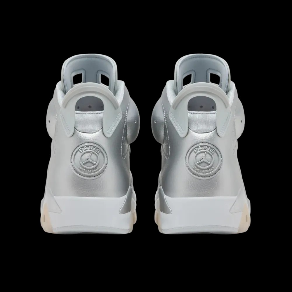 Paris Saint-Germain x Air Jordan 6 Retro 'Silver' - HypeFly India View 2