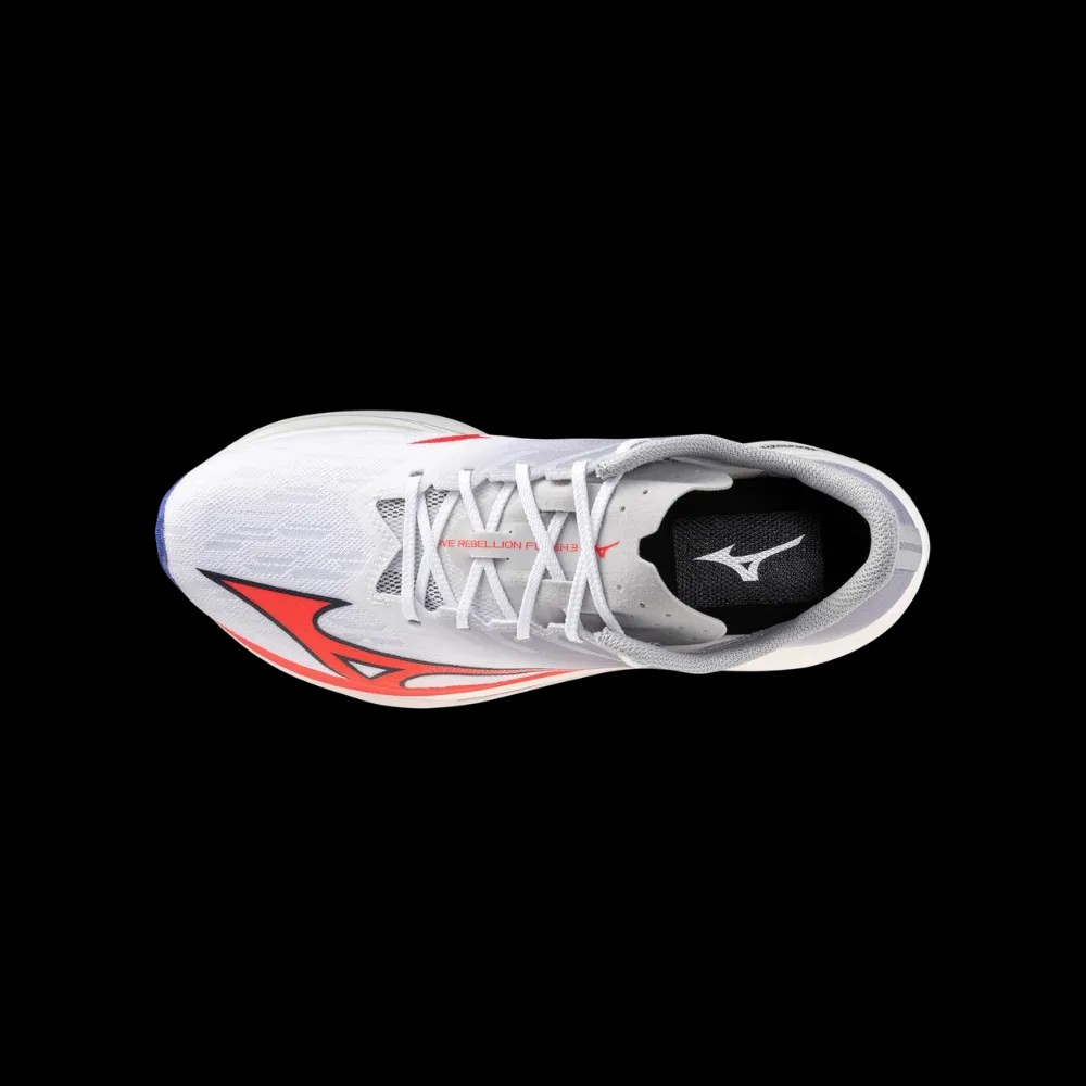 Mizuno Wave Rebellion Flash 3 White-Fiery Coral - HypeFly India View 5