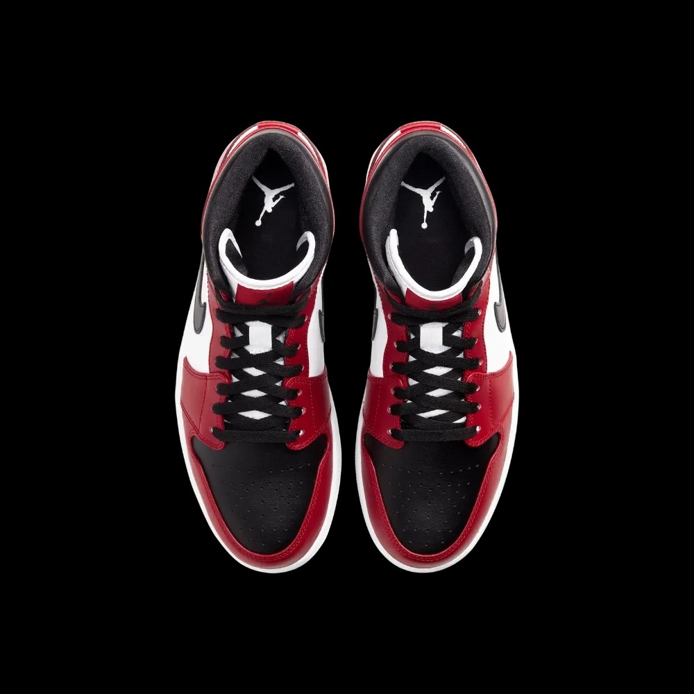 Air Jordan 1 Mid Gym Red - HypeFly India View 4