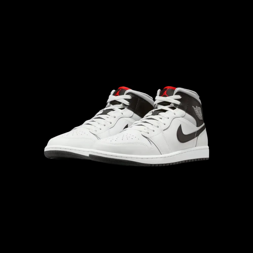 Air Jordan 1 Mid Neutral Grey - HypeFly India View 5