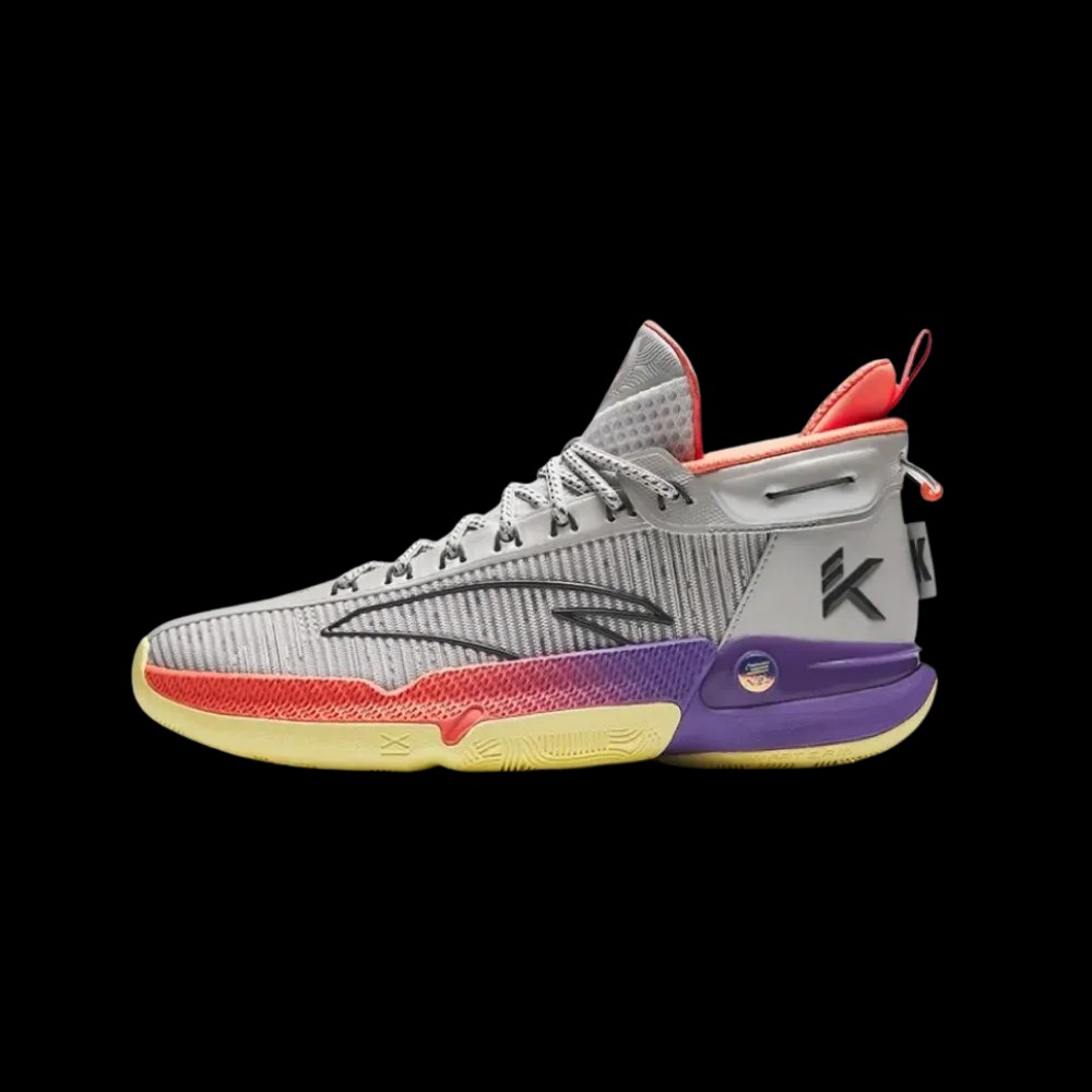 Anta KT9 Gray Orange Purple - HypeFly India View 2