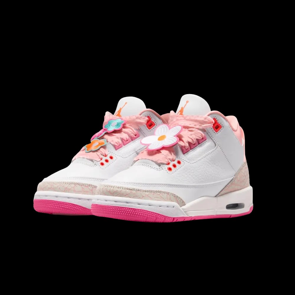 Air Jordan 3 Retro GS 'Spring Flowers' - HypeFly India View 5
