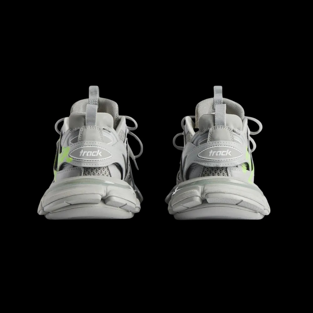 Balenciaga Track Signature Sneaker In Grey - HypeFly India View 2
