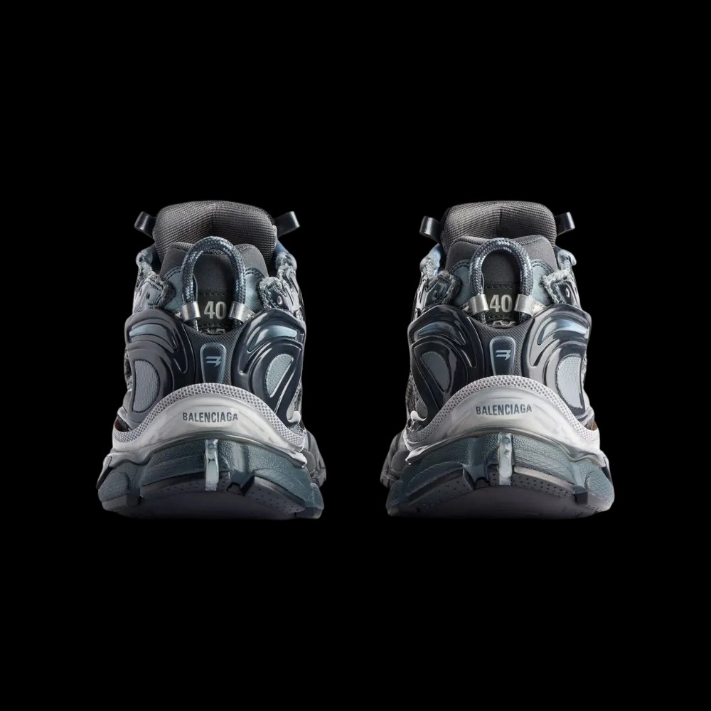 Balenciaga Runner Sneaker In Grey - HypeFly India View 2