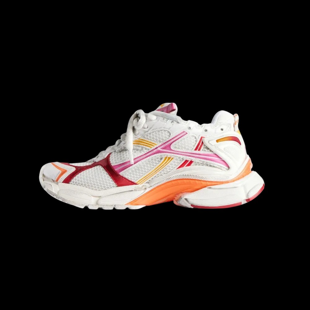 Balenciaga Runner Sneaker In Orange - HypeFly India View 3