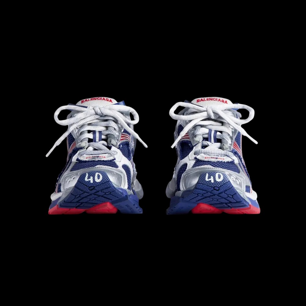 Balenciaga Runner Gradient Sneaker In Navy - HypeFly India View 2