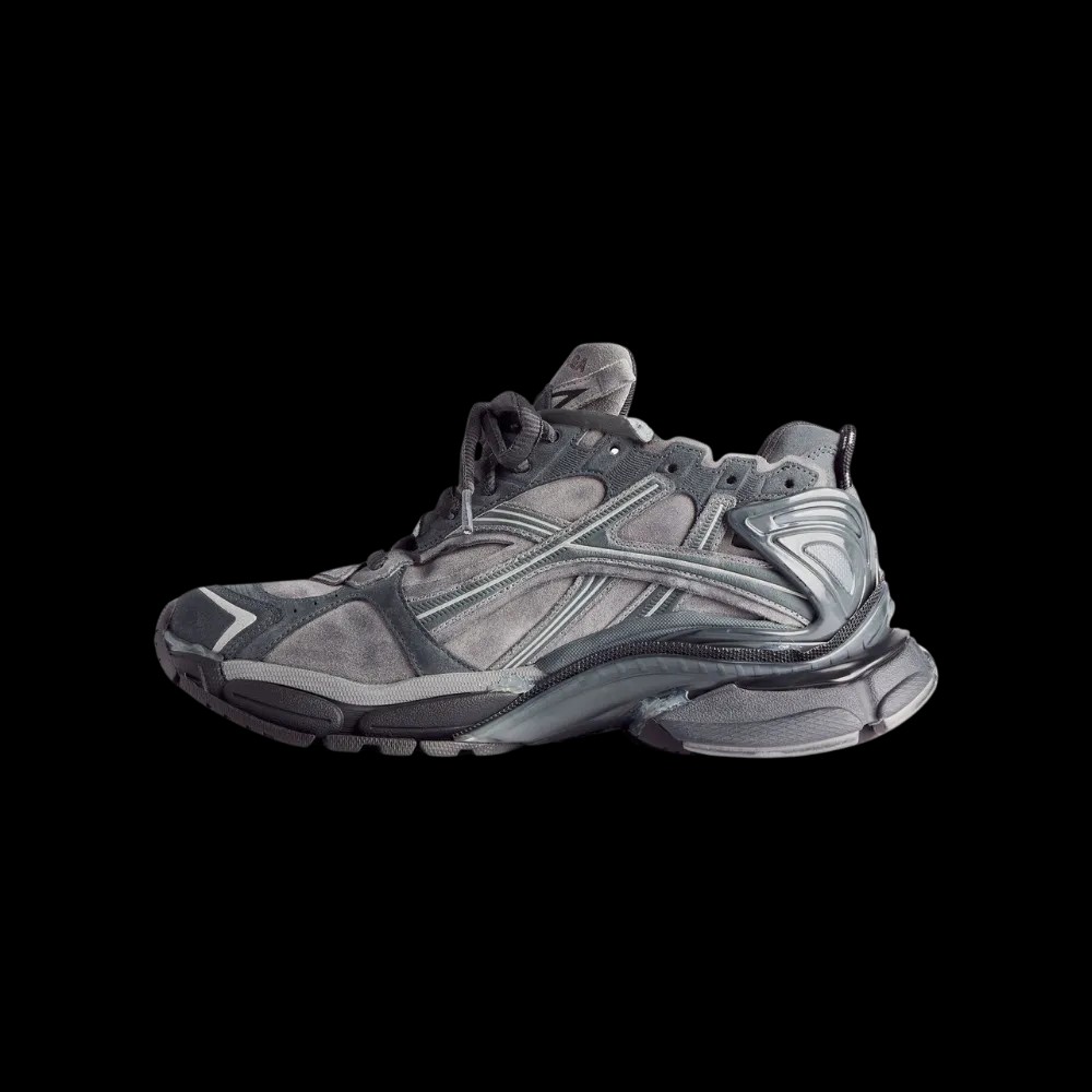 Balenciaga Runner Sneaker In Grey - HypeFly India View 3