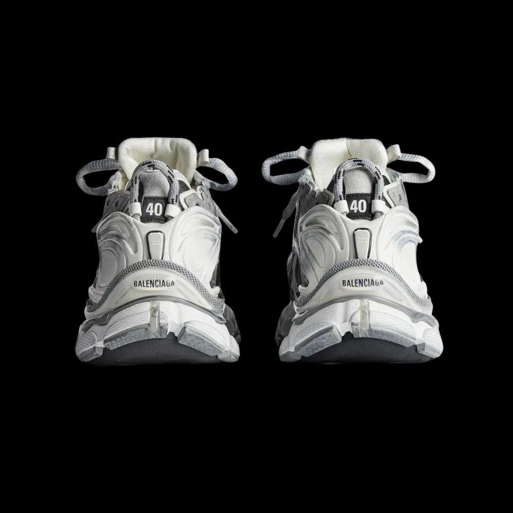 Balenciaga Runner Sneaker In White - HypeFly India View 2
