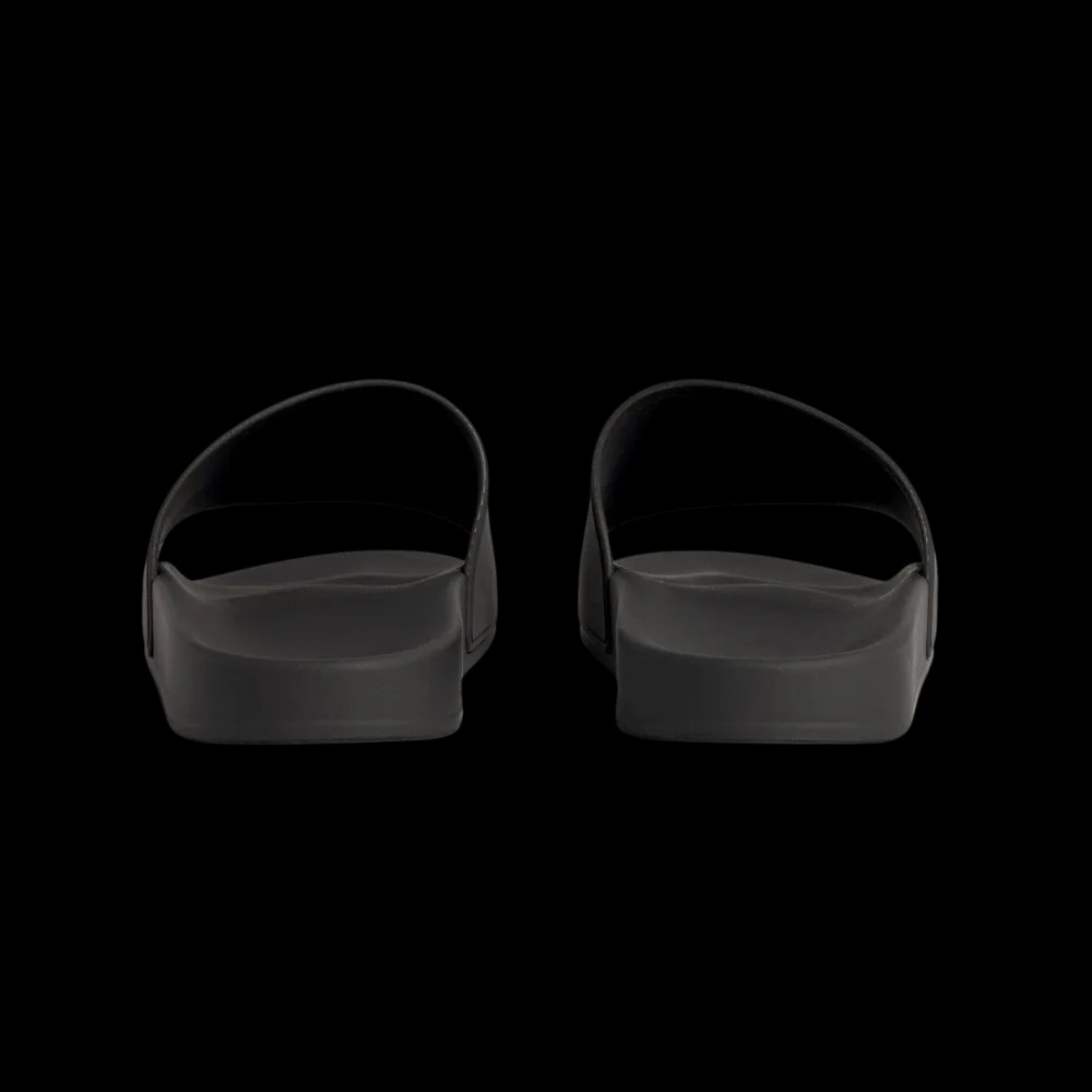 Balenciaga Pool Slide Sandal In Black - HypeFly India View 4