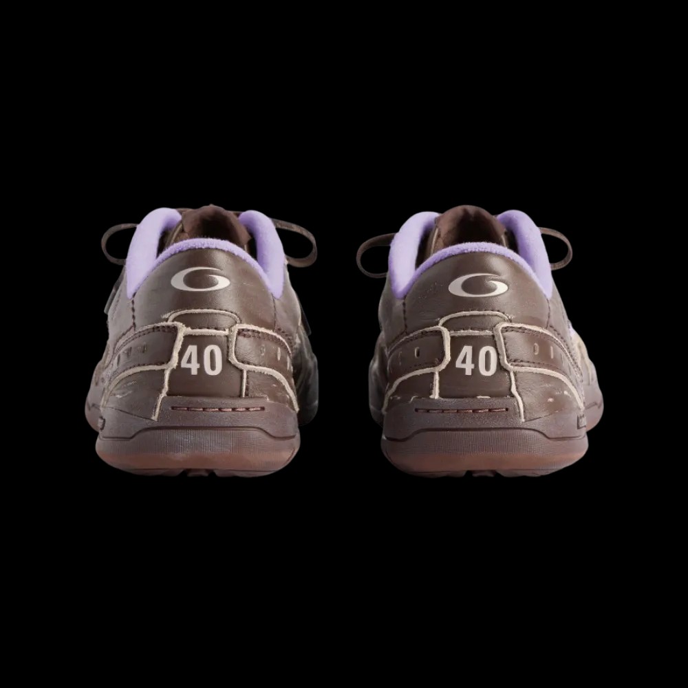 Balenciaga Hamptons Medium Worn-Out Sneaker In Brown - HypeFly India View 2