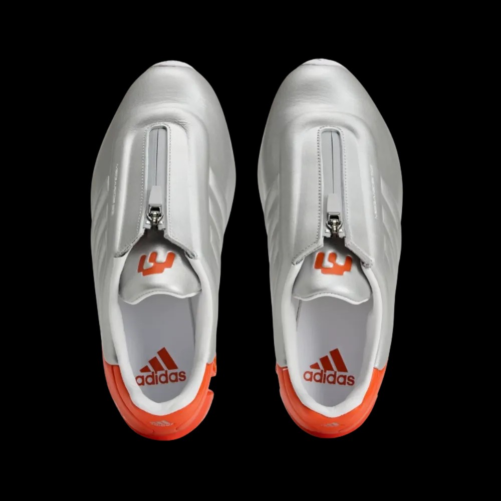 Adidas Megaride S2 Miaou 'Silver Metallic Power Blue Semi Impact Orange - HypeFly India View 4
