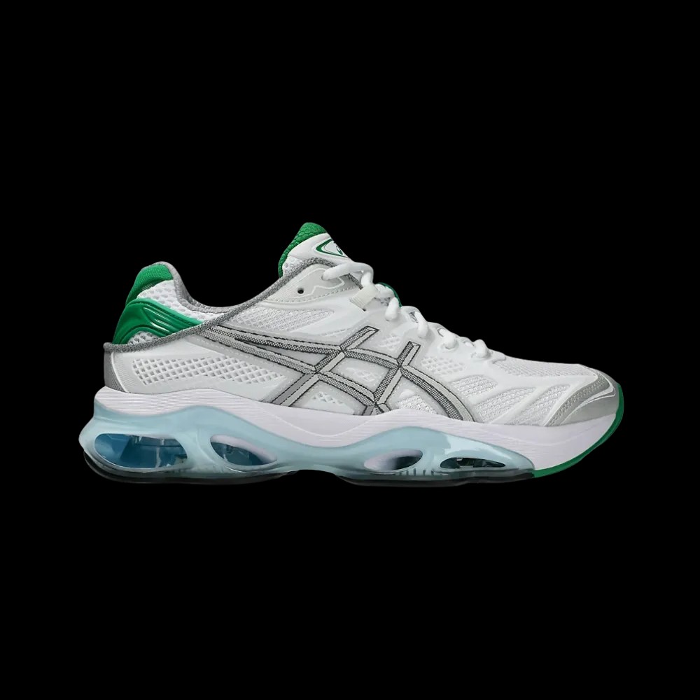 Hidden NY x Asics Gel Kinetic 2.0 'White Green Blue' - HypeFly India View 1