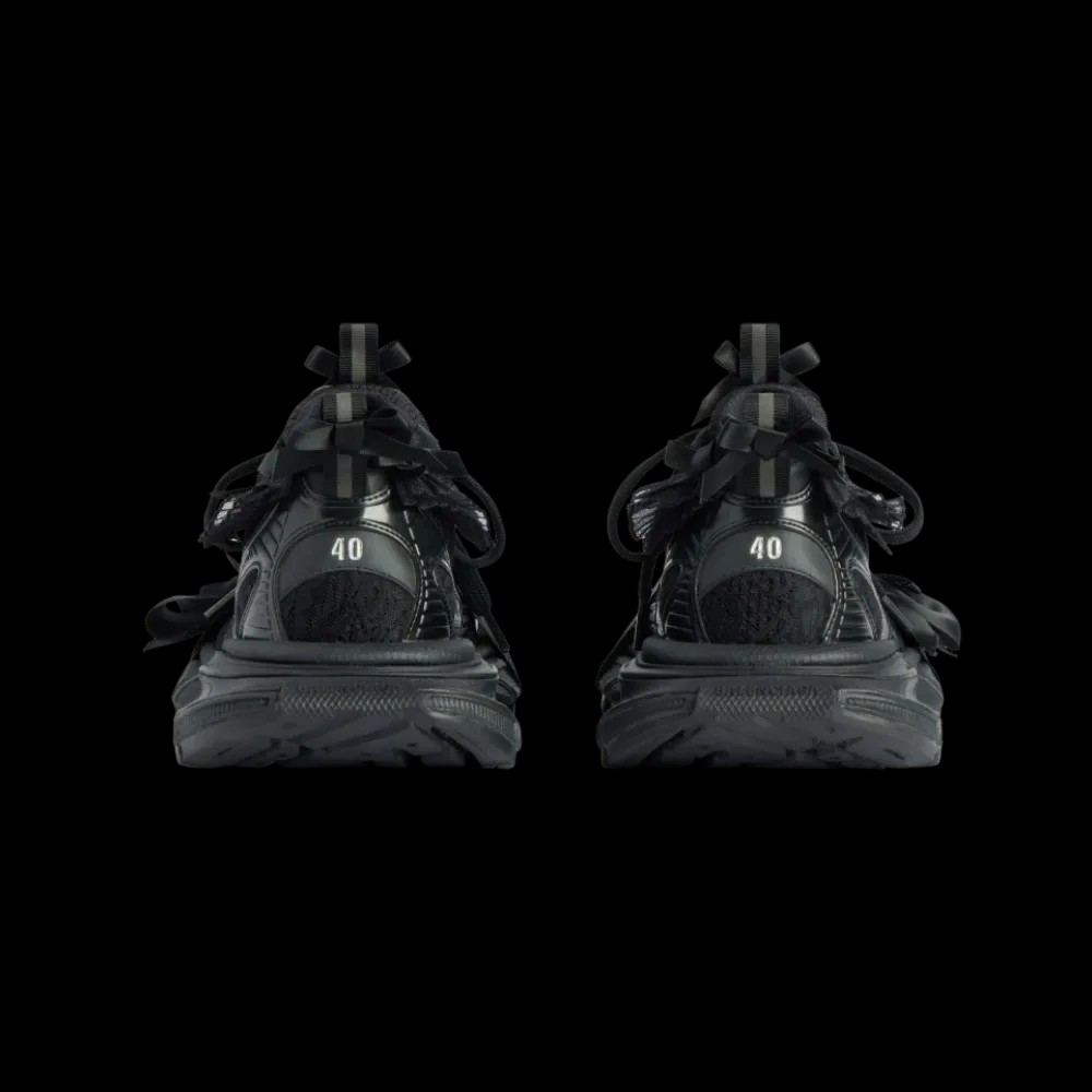 Balenciaga 3XL Lace Sneaker In Black - HypeFly India View 2