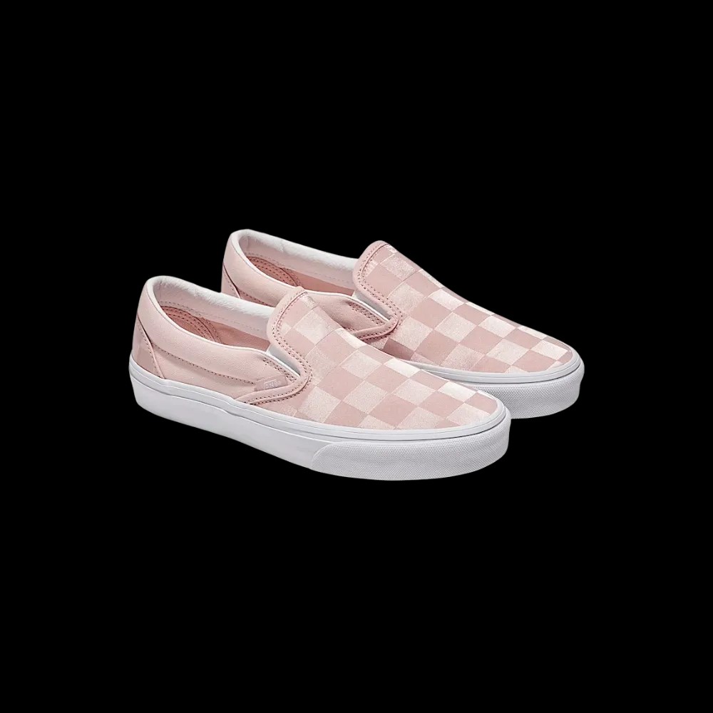 Vans Classic Slip-On Checkerboard Shoe Rose Pink - HypeFly India View 5
