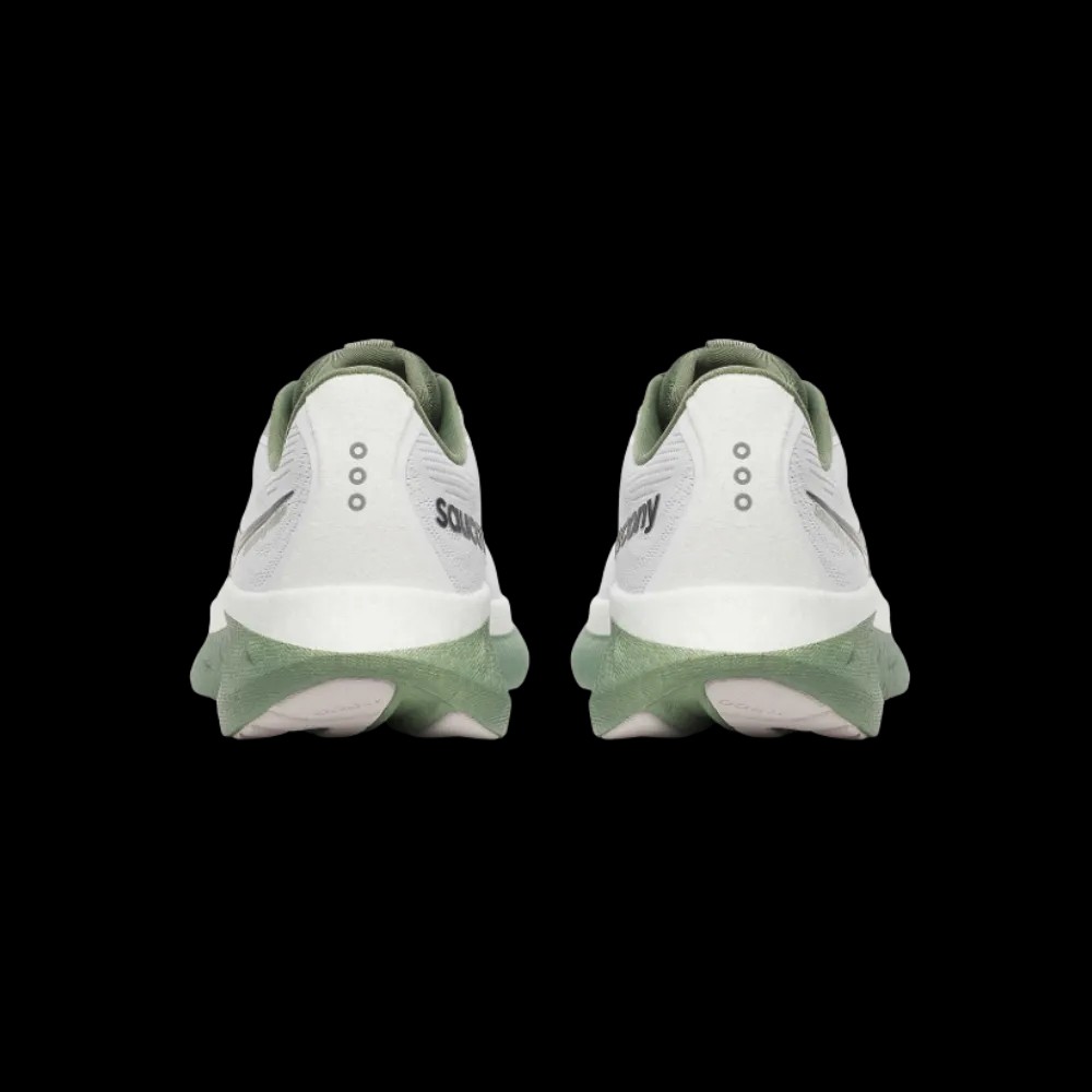 Saucony Ride 18 White | Olivine - HypeFly India View 4
