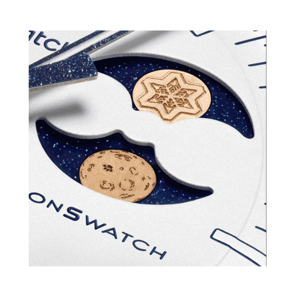 Moonswatch Mission To Earthphase Moonshine Gold "Cold Moon" - HypeFly India View 6