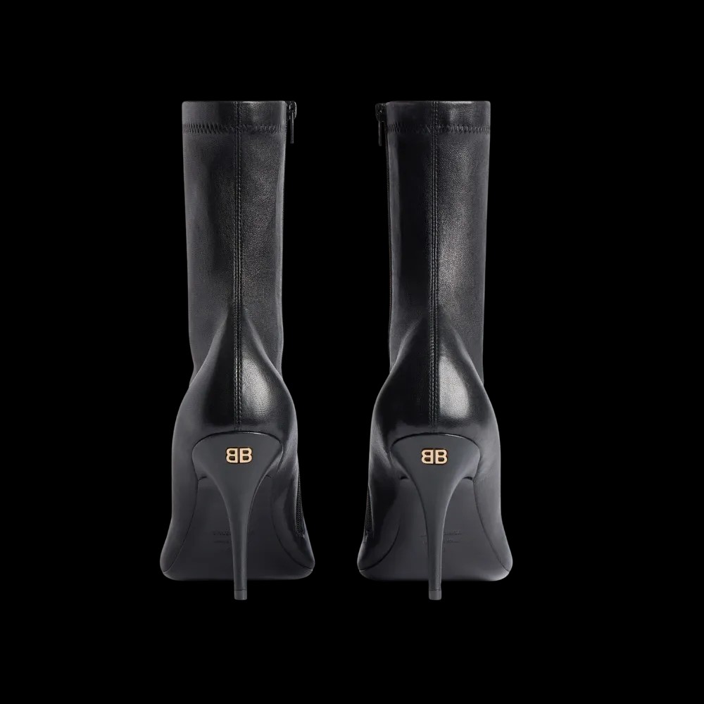 Balenciaga Avenue Bootie In Black - HypeFly India View 2
