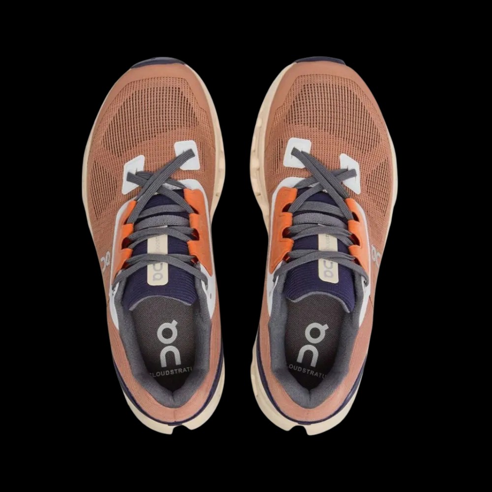On Running Cloudstratus Cork Fawn - HypeFly India View 3