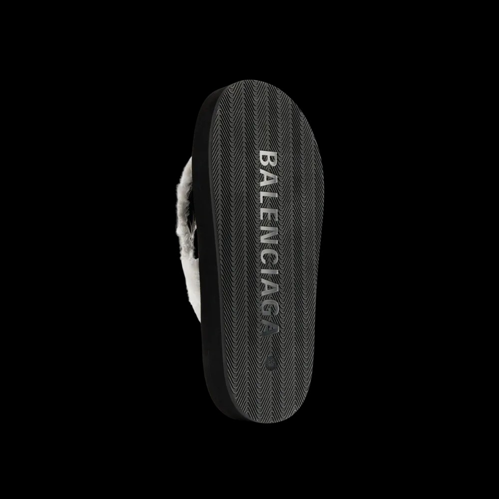 Balenciaga Jet Lag Thong In Off White - HypeFly India View 4