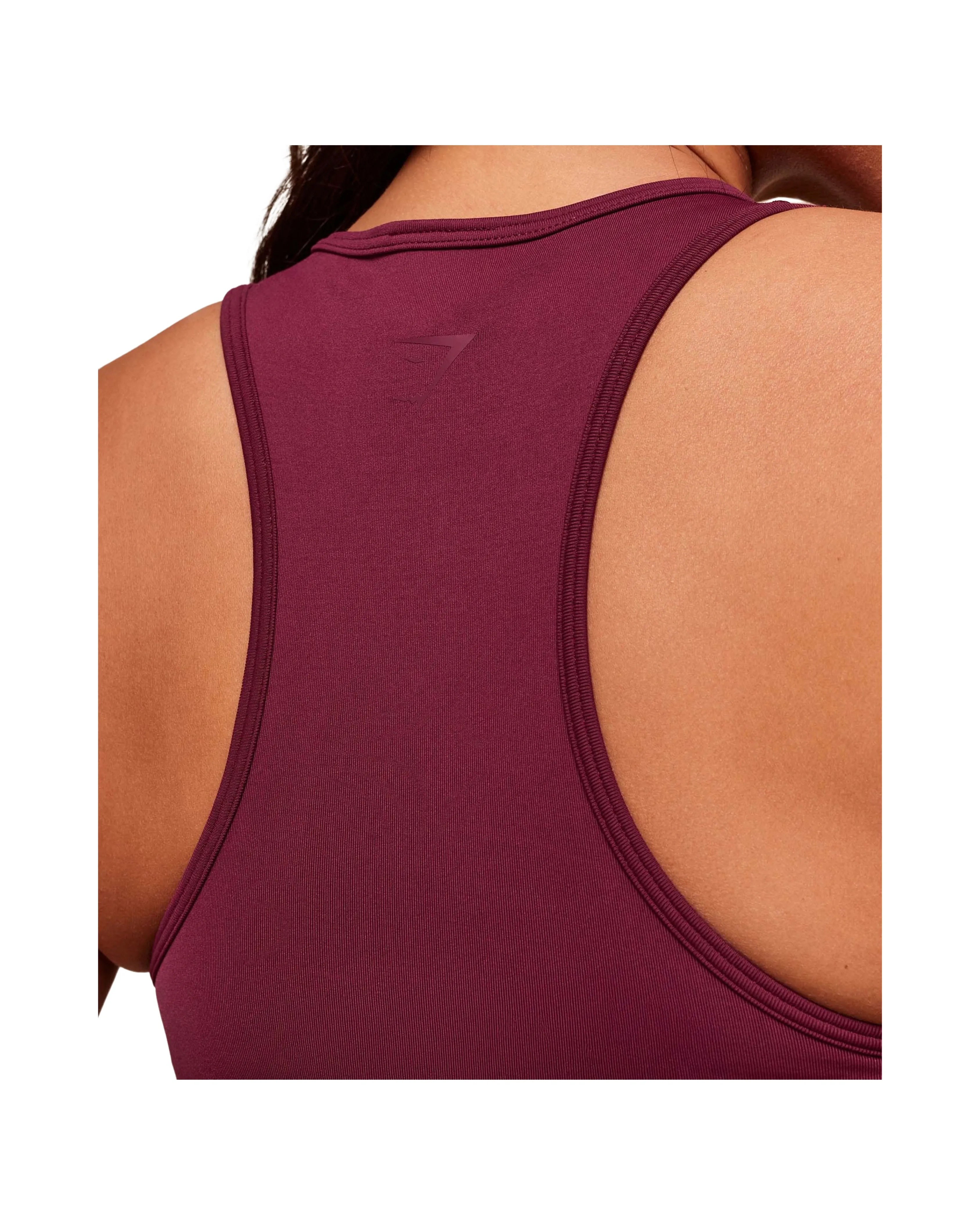 Gymshark Everyday Seamless Graphic Crop Tank Strong Pink - HypeFly India View 4