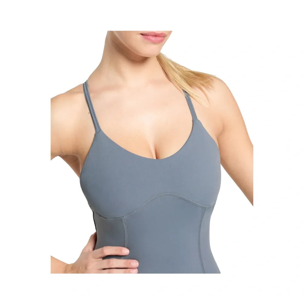 Gymshark Strappy All in One Full length Bodysuit Iron Blue - HypeFly India View 4