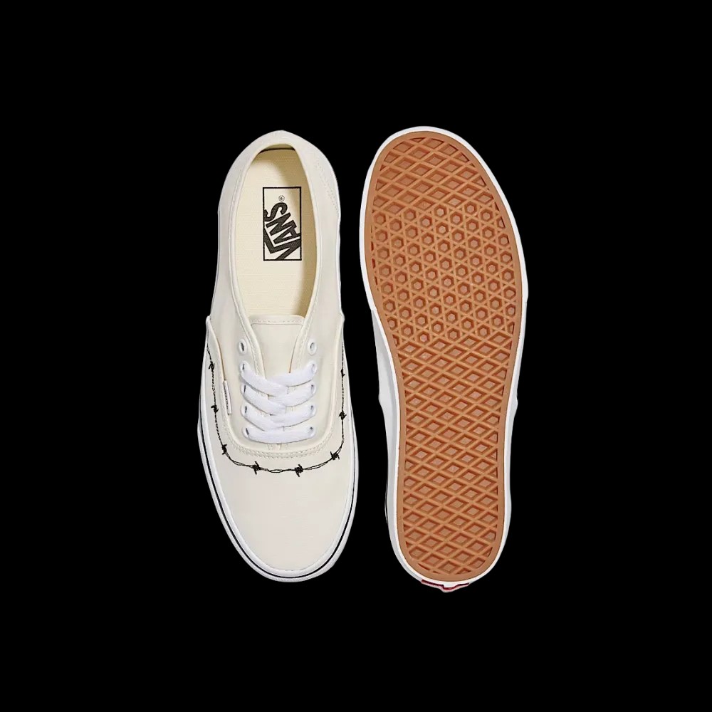 Vans Authentic Shoe Barbed Off White - HypeFly India View 3