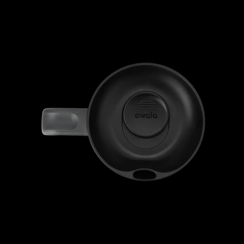 Owala Smoothsip-Slider-With-Handle 12oz "Very, Very Dark" - HypeFly India View 2