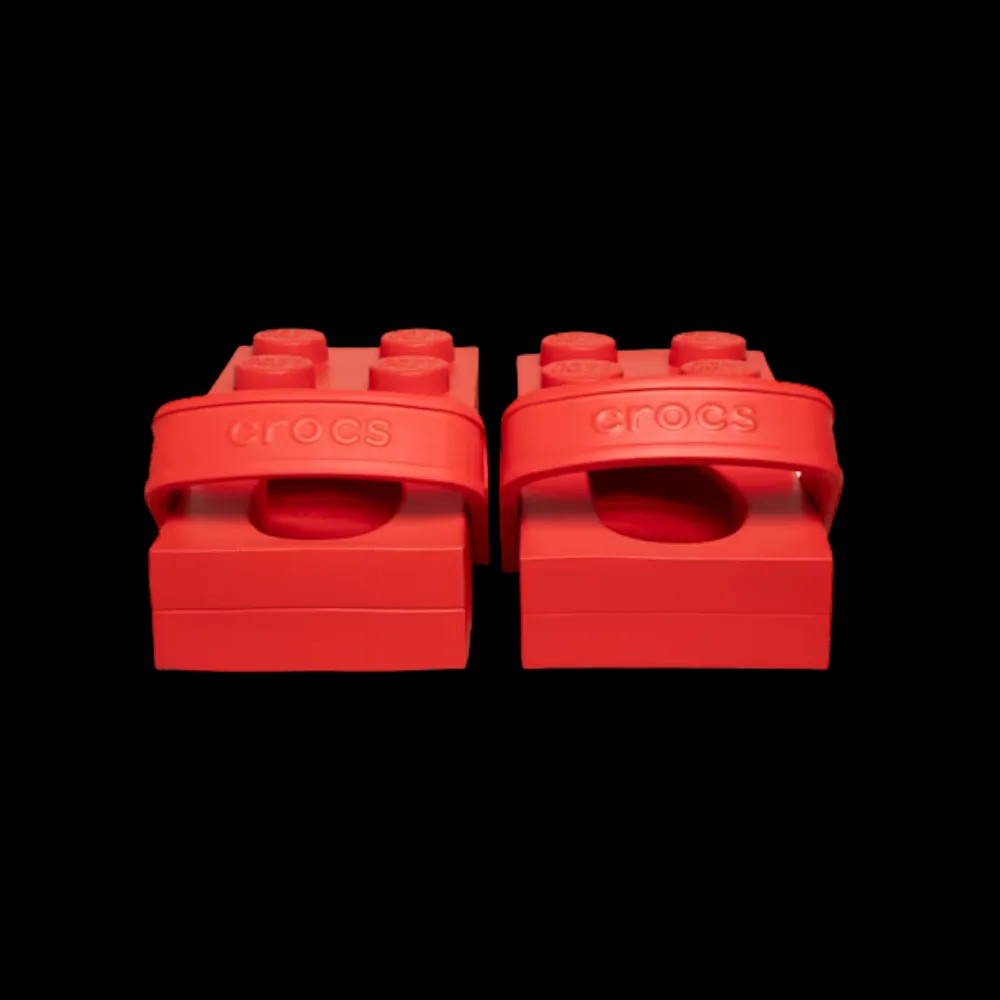 Lego x Crocs Brick Clog 'Bright Red' - HypeFly India View 4