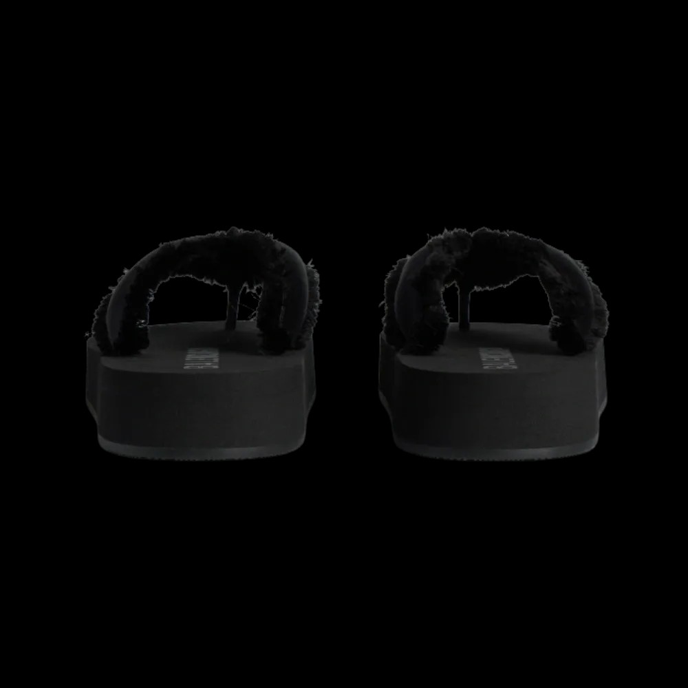 Balenciaga Jet Lag Thong In Black - HypeFly India View 2