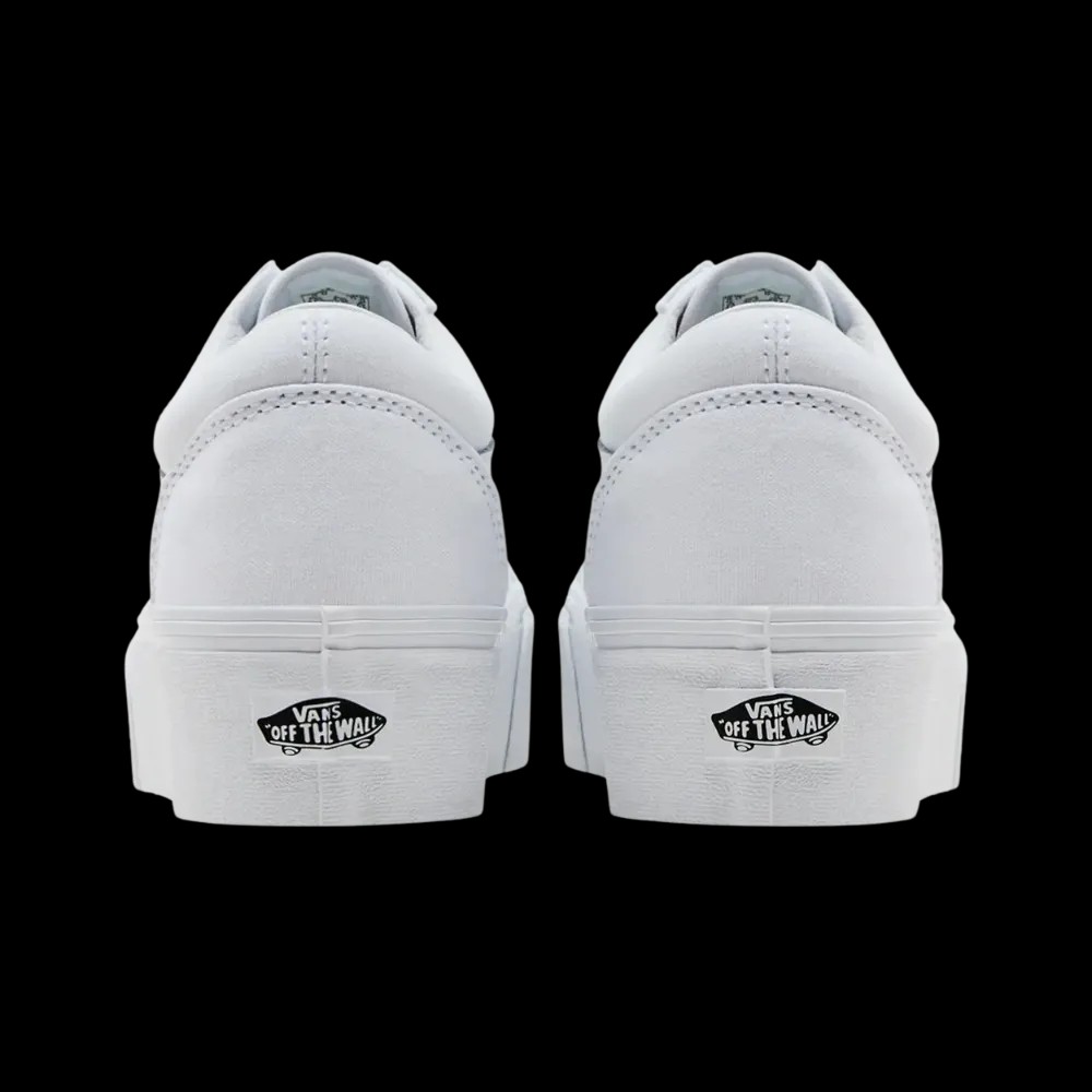 Vans Old Skool Platform Shoe True White - HypeFly India View 4