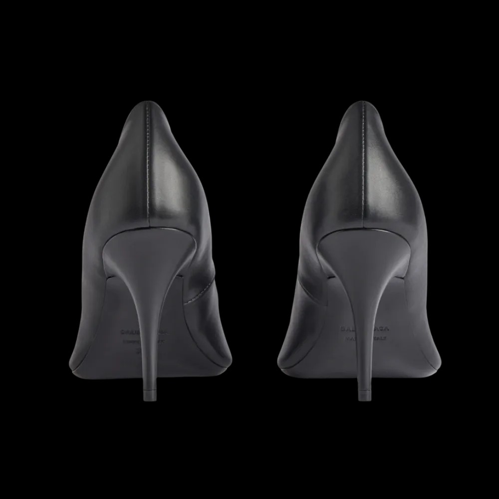 Balenciaga Avenue BB Editor Pump In Black - HypeFly India View 2