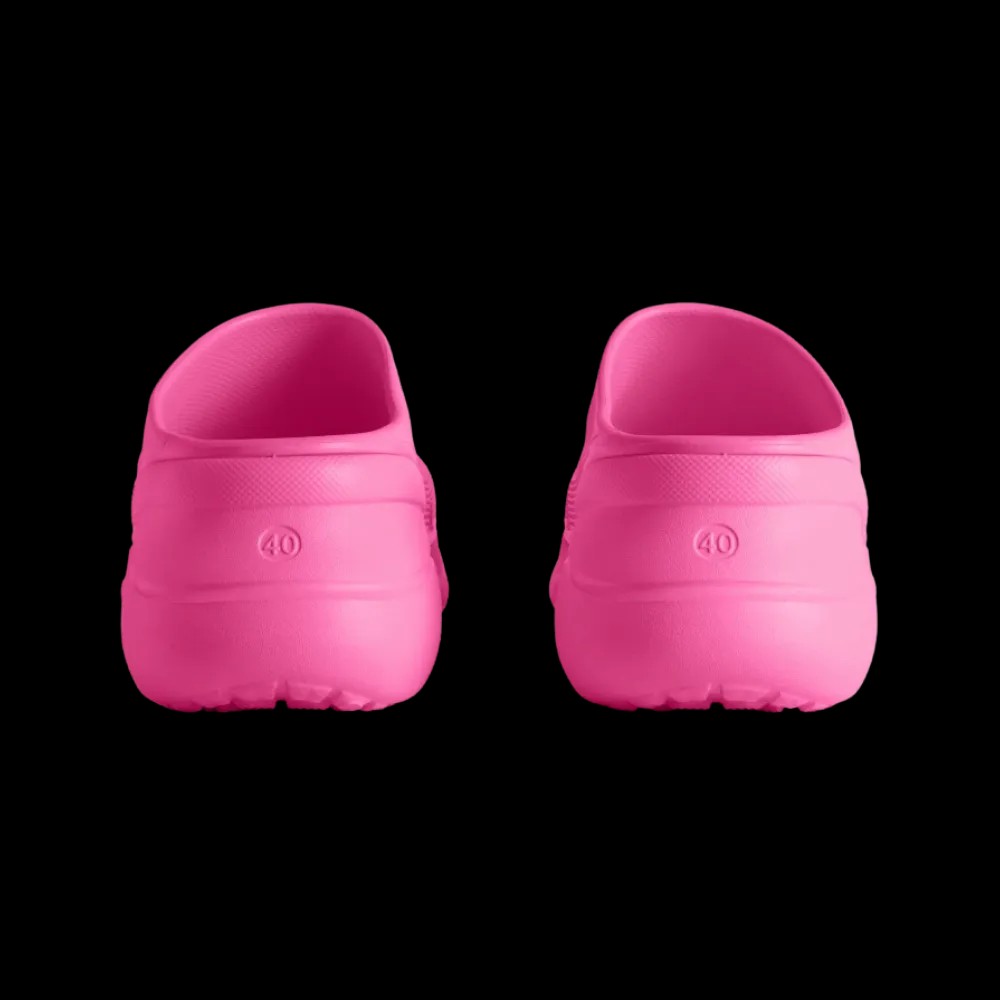 Balenciaga Pool Crocs Slide Sandal In Pink - HypeFly India View 2