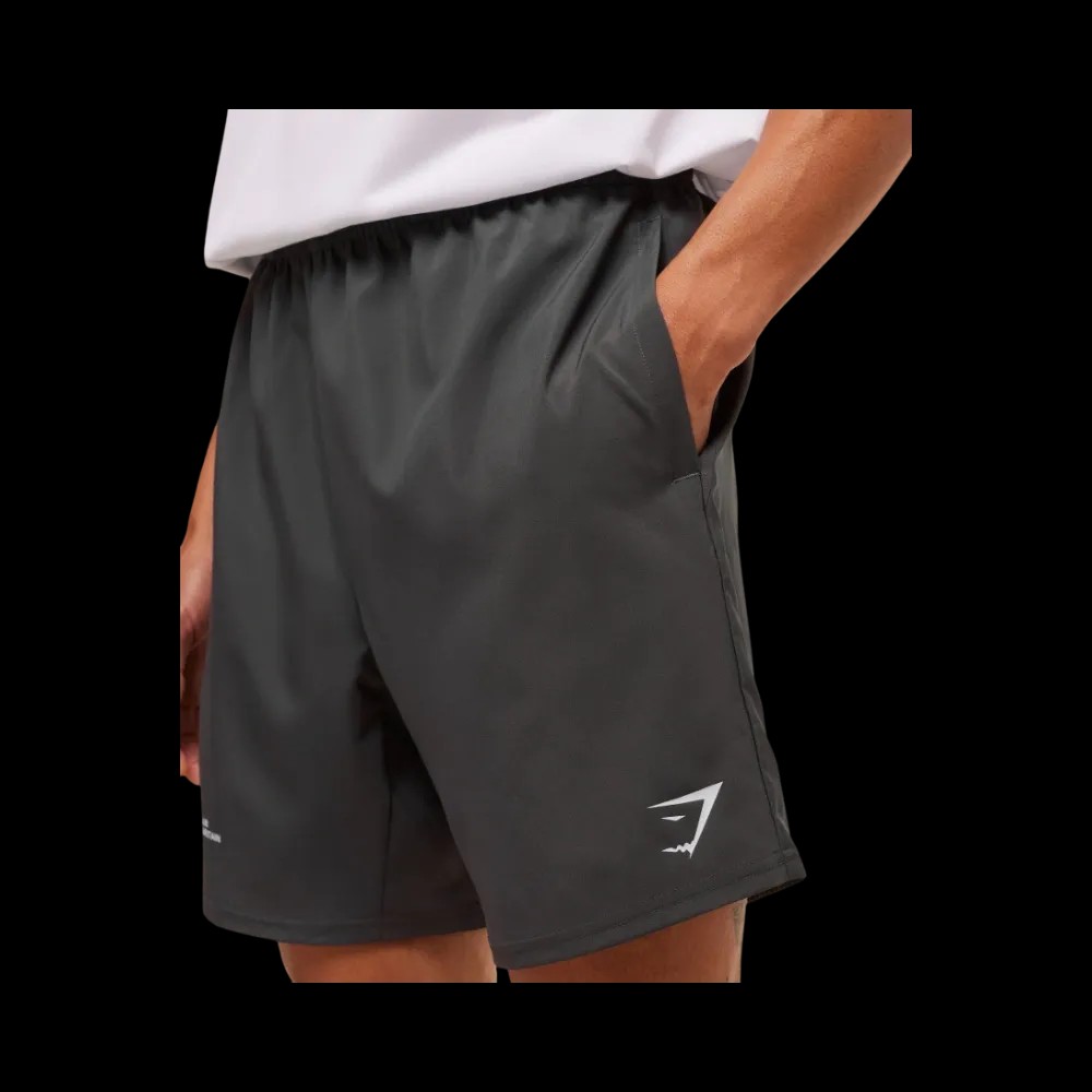 Gymshark Conditioning Club Shorts Onyx Grey - HypeFly India View 4