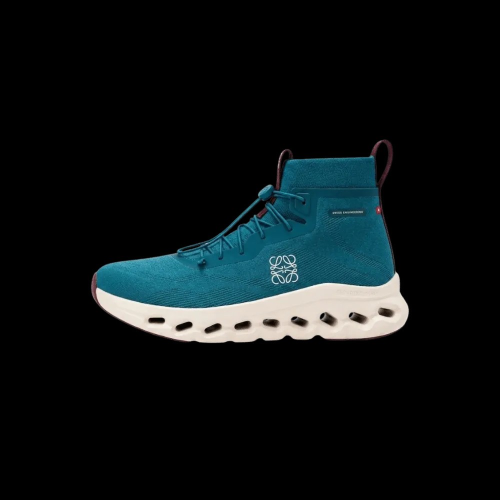 Loewe x On Running Clouditilt High Teal Burgundy - HypeFly India View 2