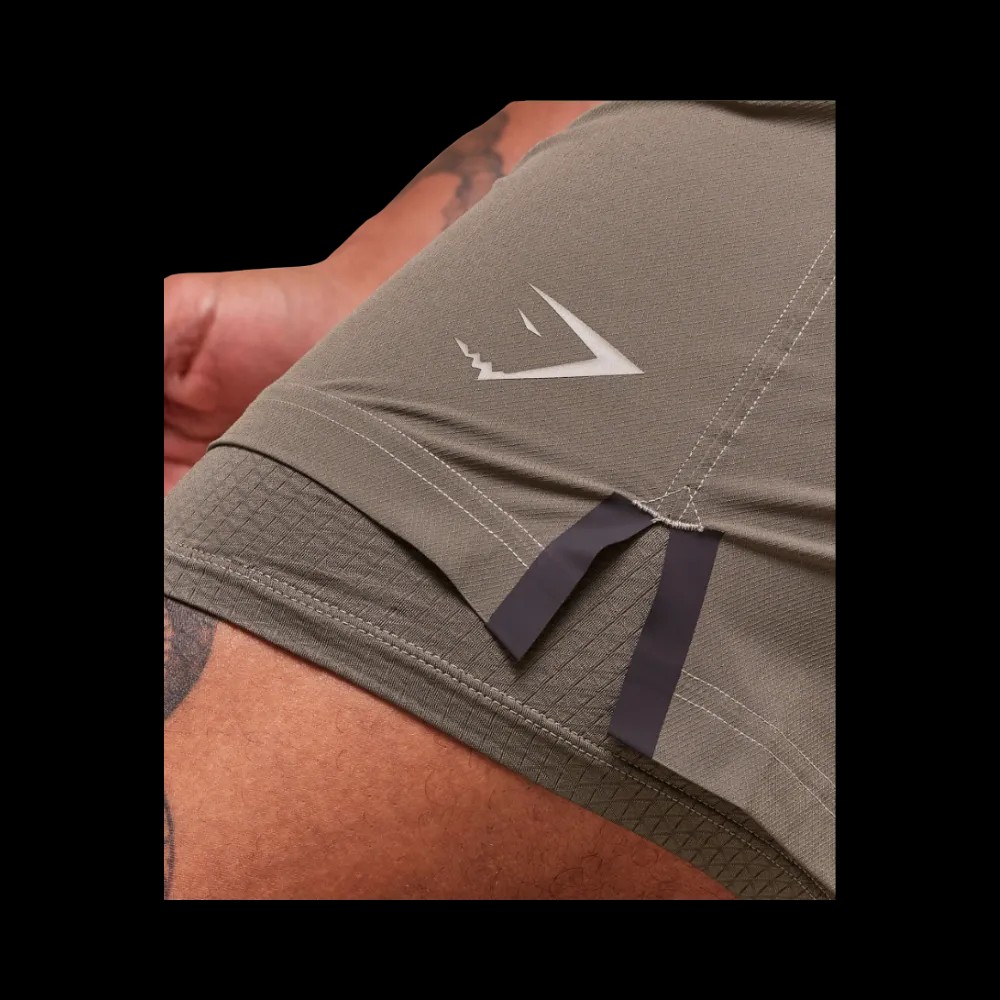 GymShark Tactical 6" Camo Brown - HypeFly India View 5