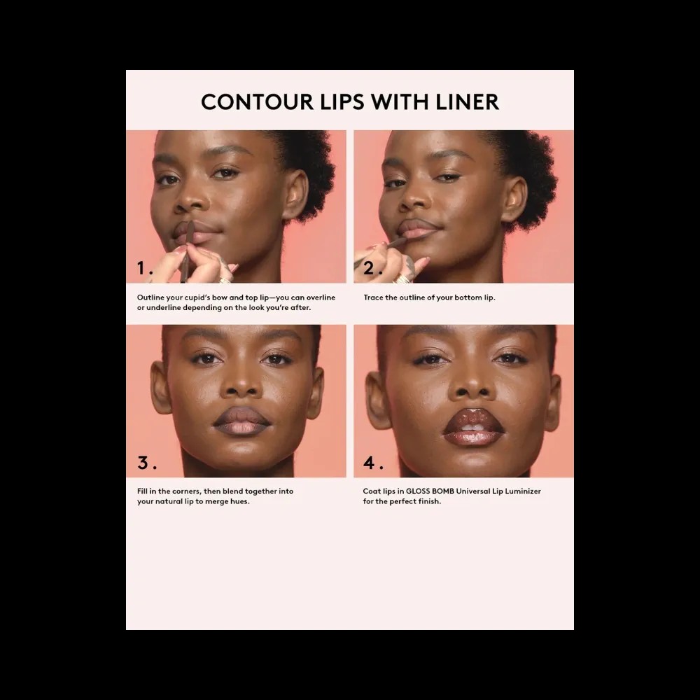 Fenty Trace'd Out Longwear Waterproof Pencil Lip Liner Bored Heaux - HypeFly India View 4